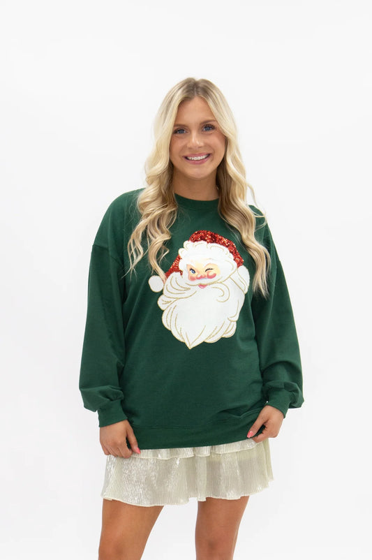 Santa Baby Sequin Sweatshirt
