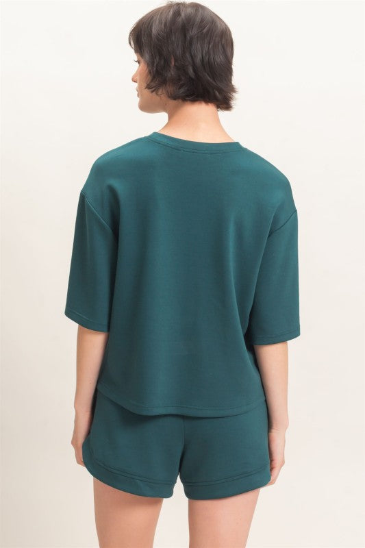 The On Repeat Top – Deep Green