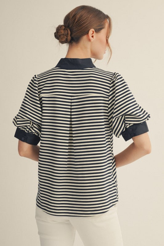 Seaside Stripe Top - Twisted Sisters Shoetique