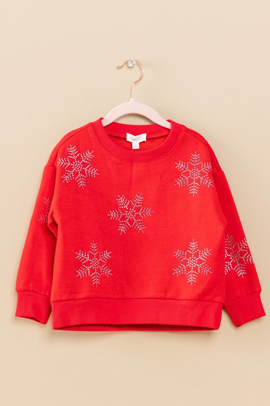 Kids-Snowflake Sweatshirt