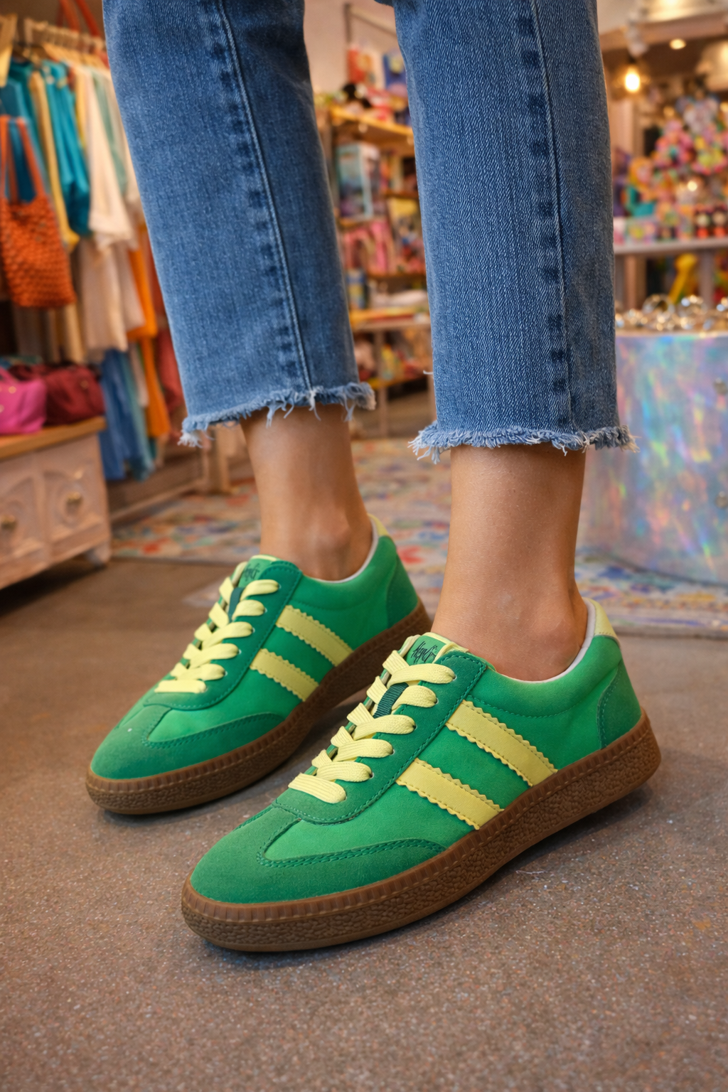 Women’s boutique sneakers from Twisted Sisters Shoetique in Waco Texas