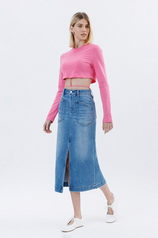 Daydreamer Denim Utility Skirt
