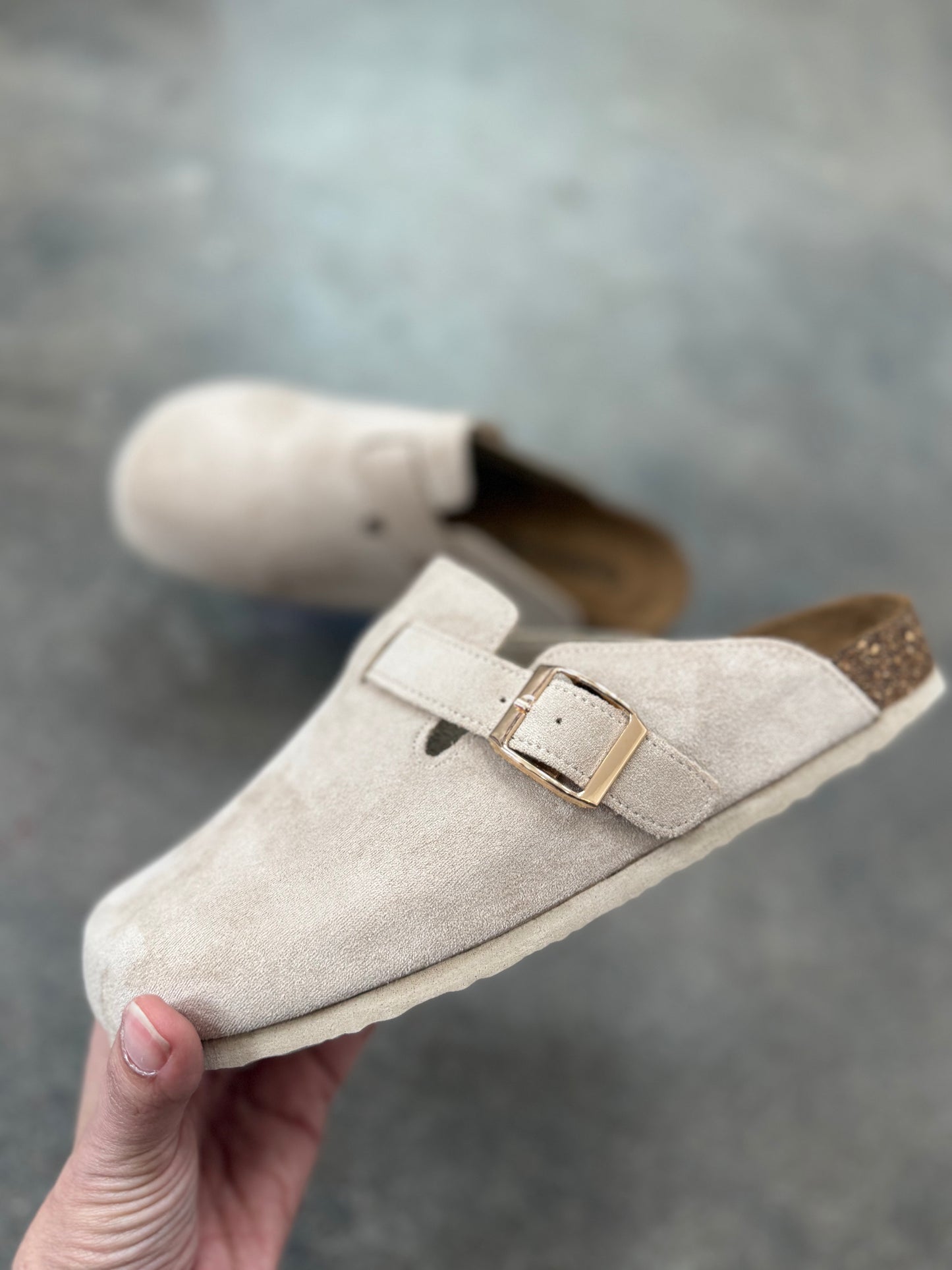 Women’s Outwoods Ace sand mule shoes from Twisted Sisters Shoetique in Waco Texas