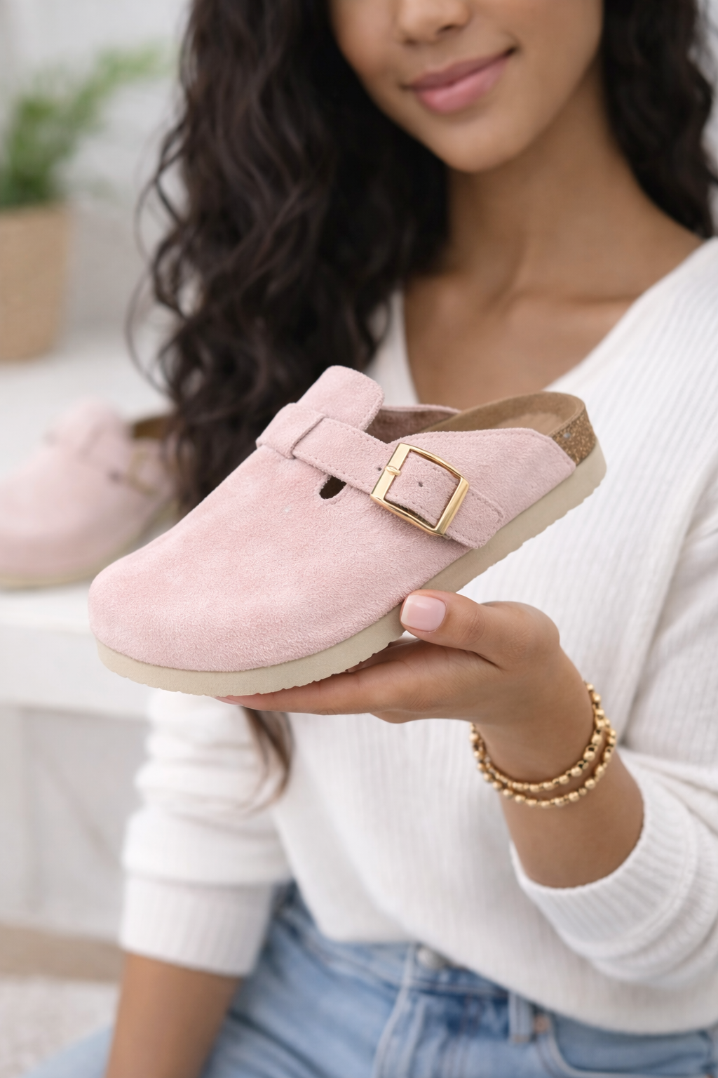 Women’s Outwoods Ace pink mule shoes from Twisted Sisters Shoetique in Waco Texas