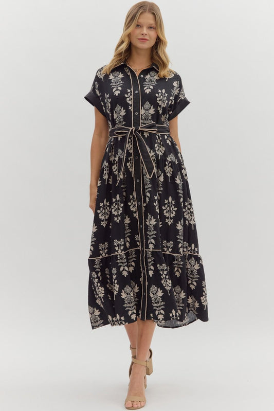 Botanical Midi Dress