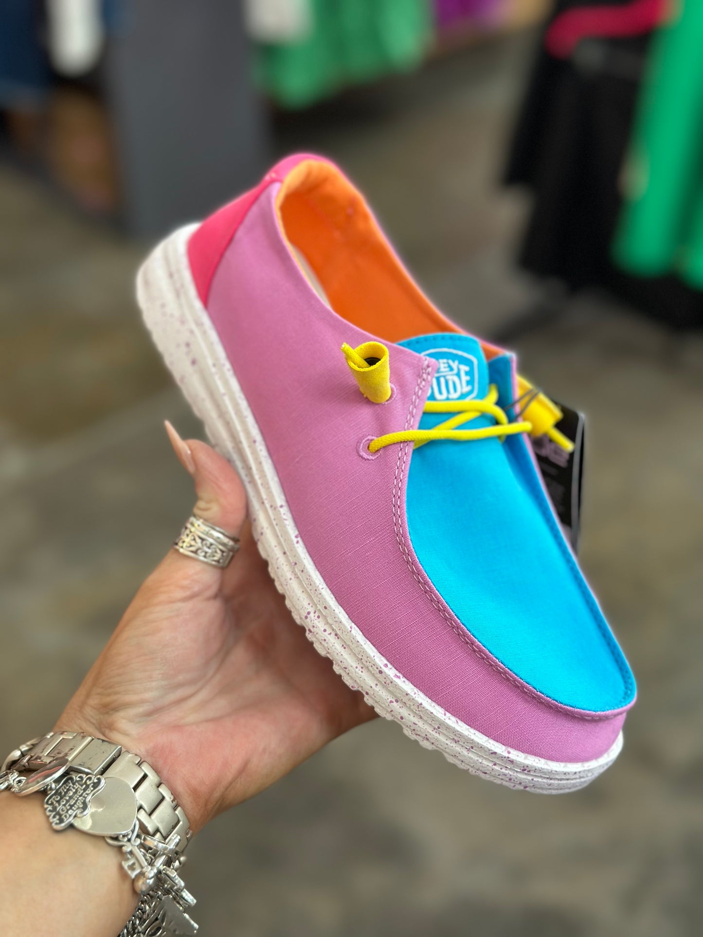 Color Block Canvas Shoes