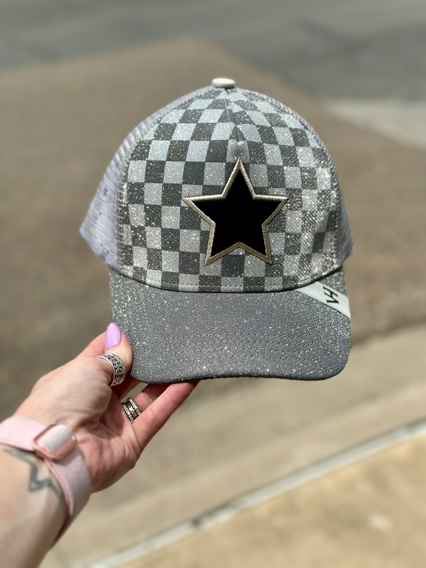 Checkered Vintage Havana Cap