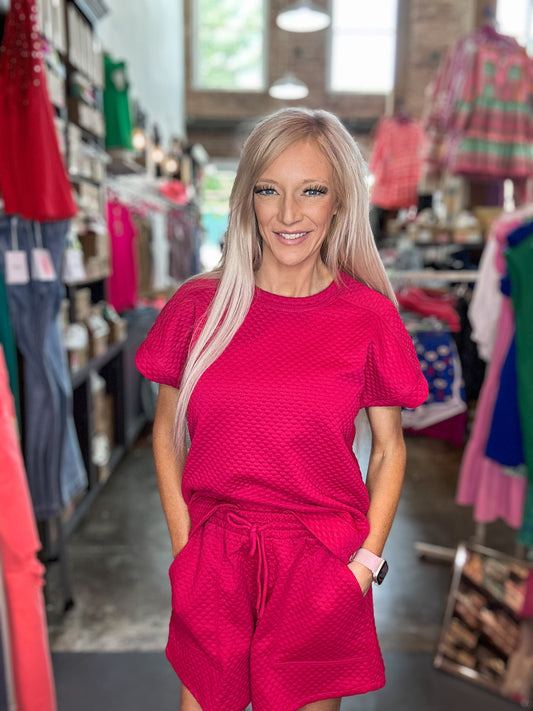 Scarlet Red Blouse