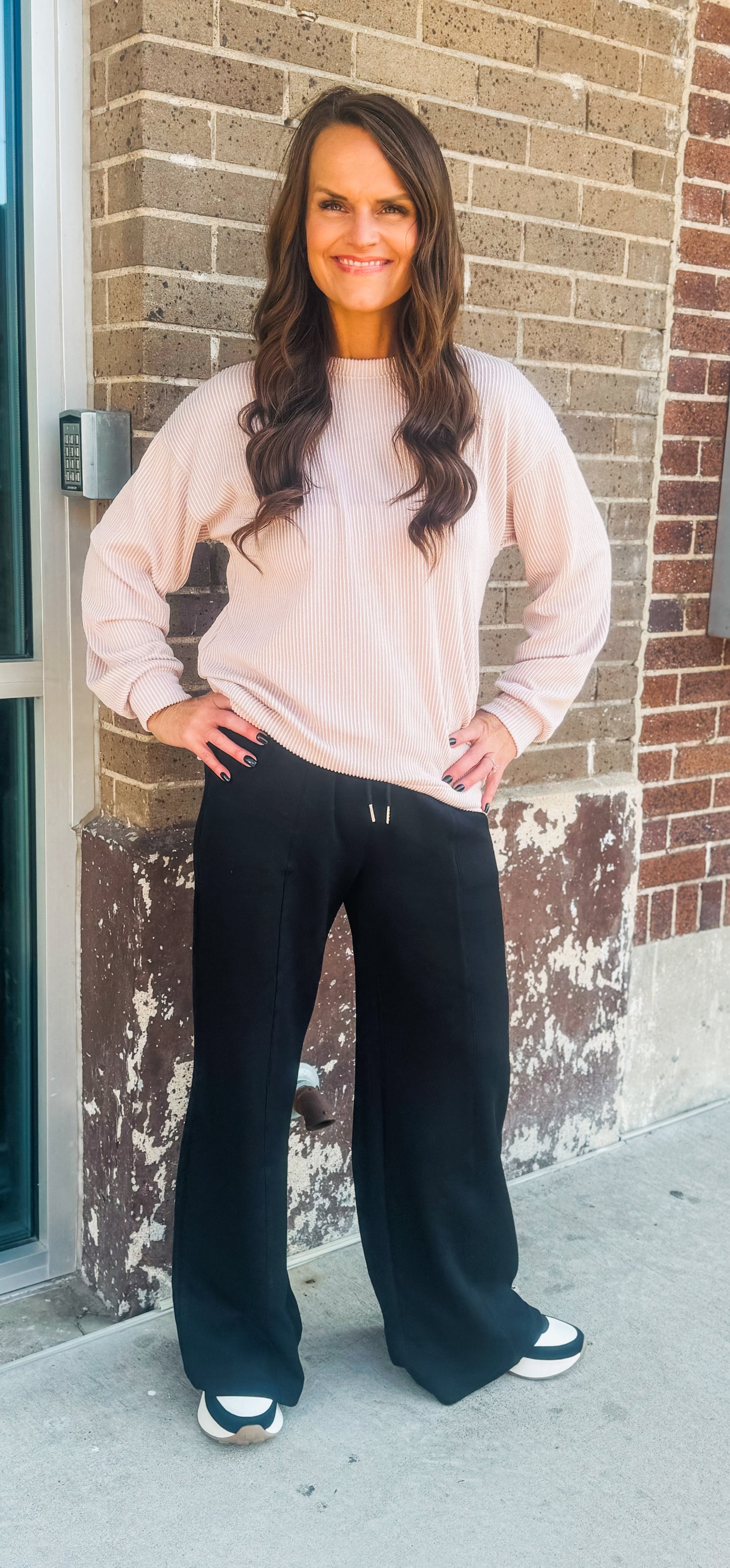 Oatmeal Long Sleeve Top