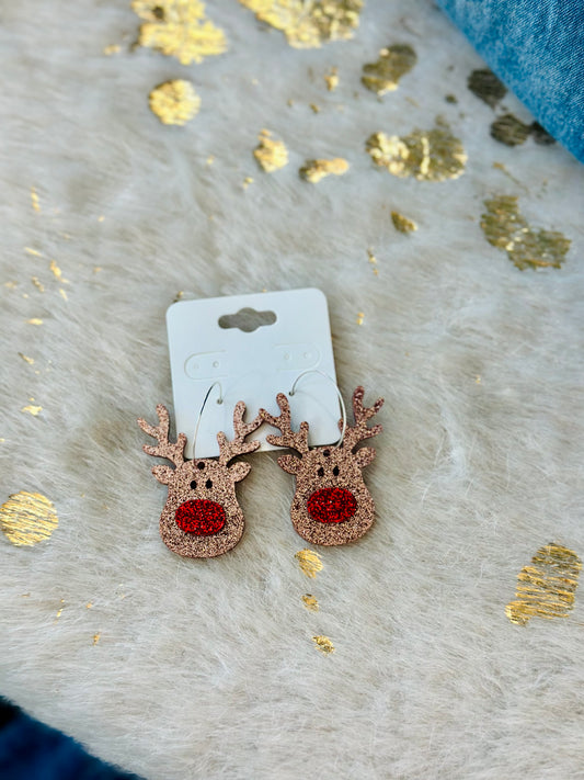 Reindeer Earrings