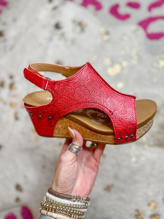 Red Tooled Wedges