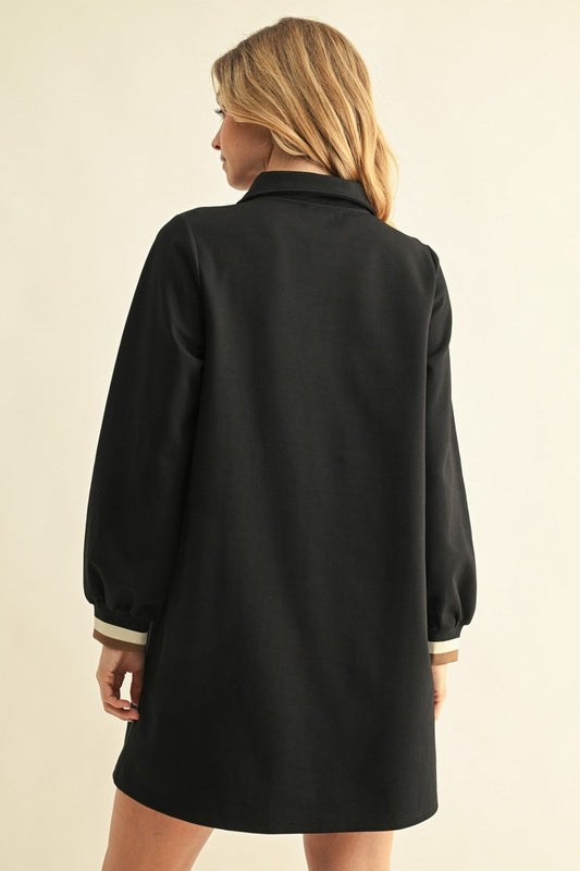 Uptown Ease Zip Front Dress