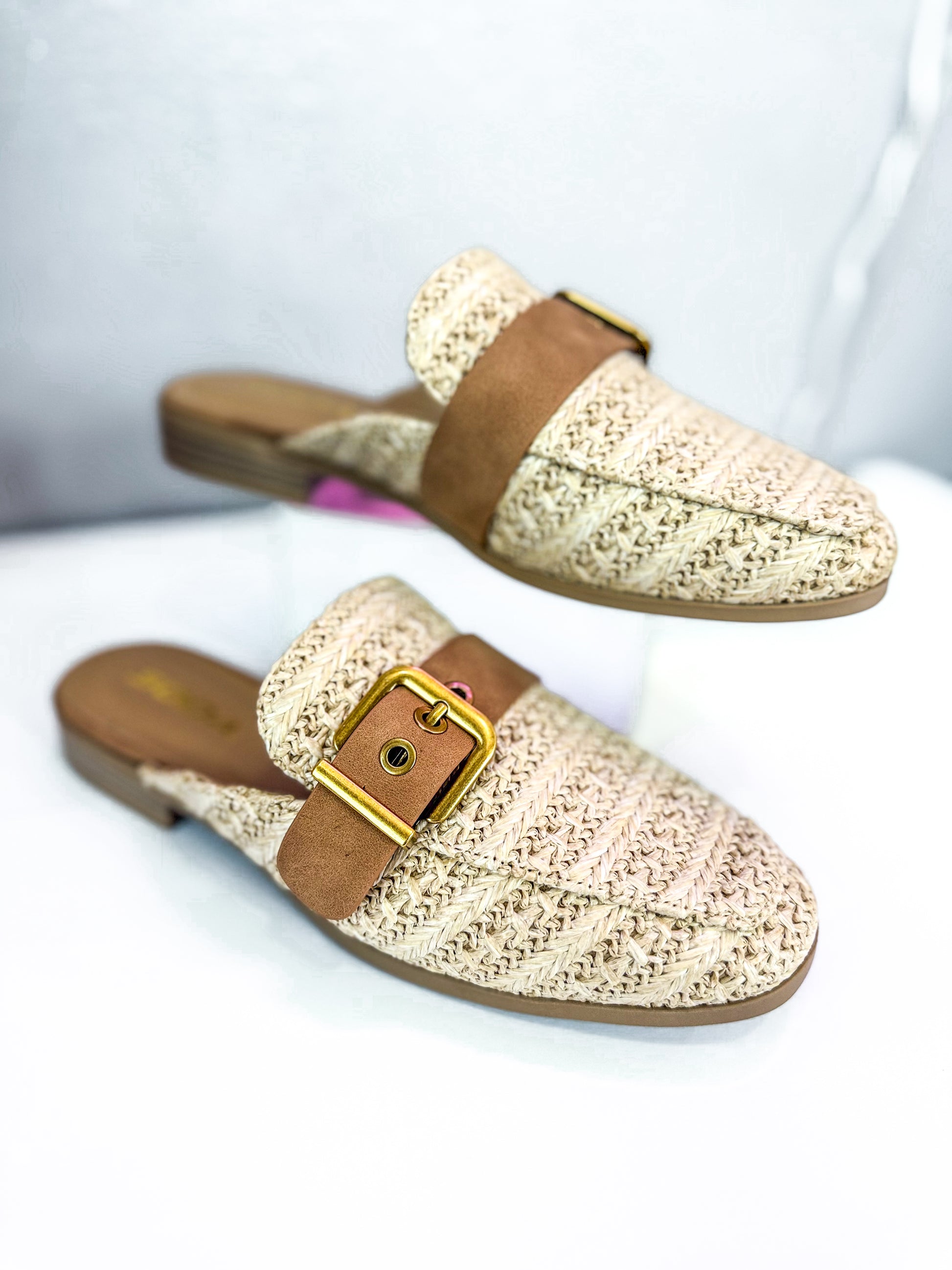 Chantal slip-on mules with block heel from Twisted Sisters Shoetique