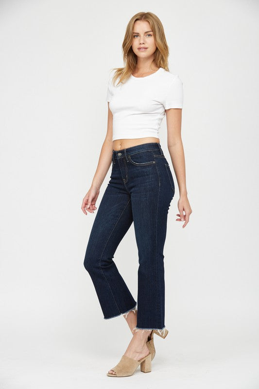 Mica Denim Bootcut Crop