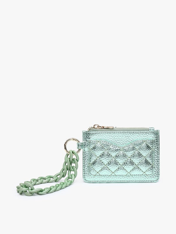 Rhodes Quilted Wallet w/ Chain Bangle - Twisted Sisters Shoetique
