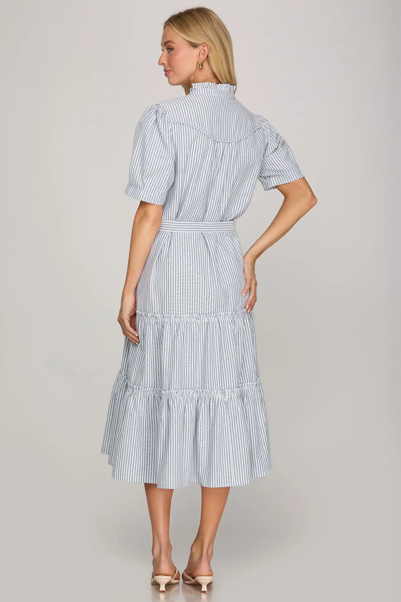 Casual boutique striped dress women