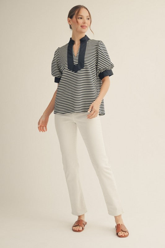 Women’s boutique blouse from Twisted Sisters Shoetique in Waco Texas