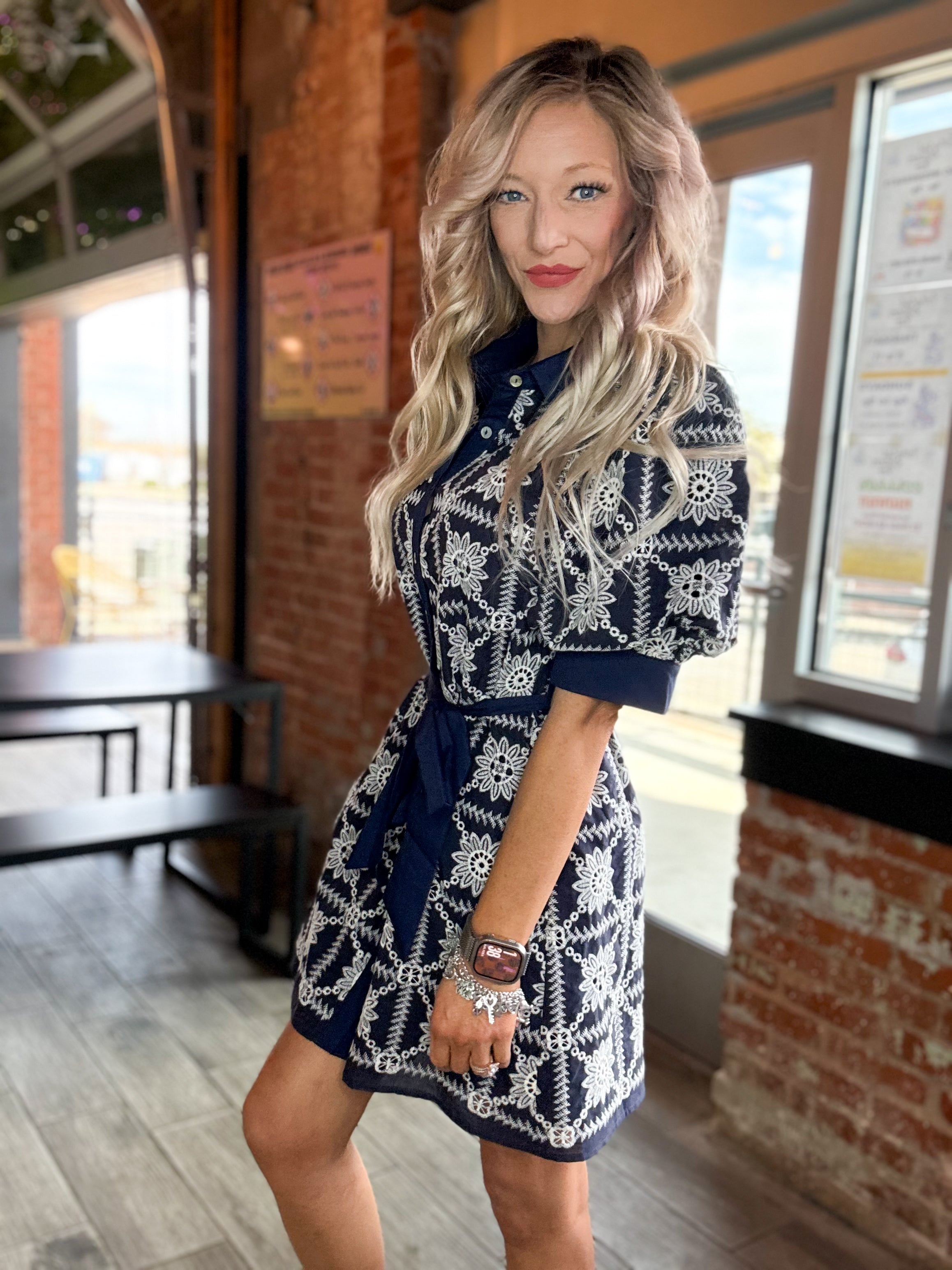 Women’s boutique dress from Twisted Sisters Shoetique in Waco Texas
