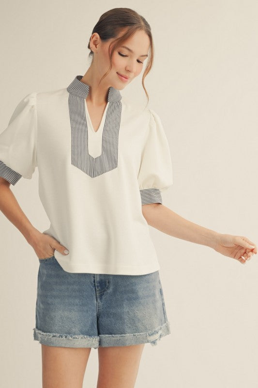 Women’s boutique blouse from Twisted Sisters Shoetique in Waco Texas
