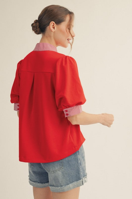 Women’s boutique blouse  from Twisted Sisters Shoetique in Waco Texas