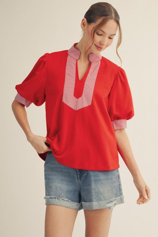 Women’s boutique blouse  from Twisted Sisters Shoetique in Waco Texas
