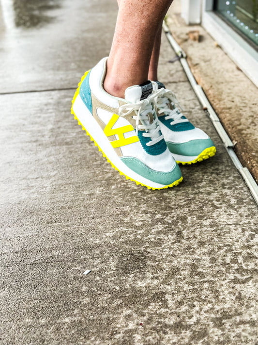 Vintage Havana Cosmic 5 neon sneakers